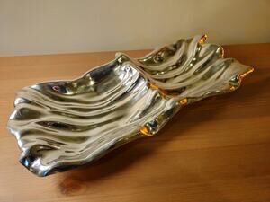 Beatriz Ball Dual Double Dip Aluminum Alloy Serving Tray Mexico